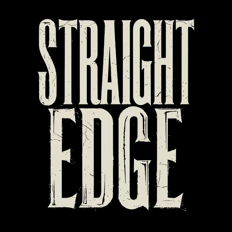 Straight Edge Lettering for Straight Edger Life
