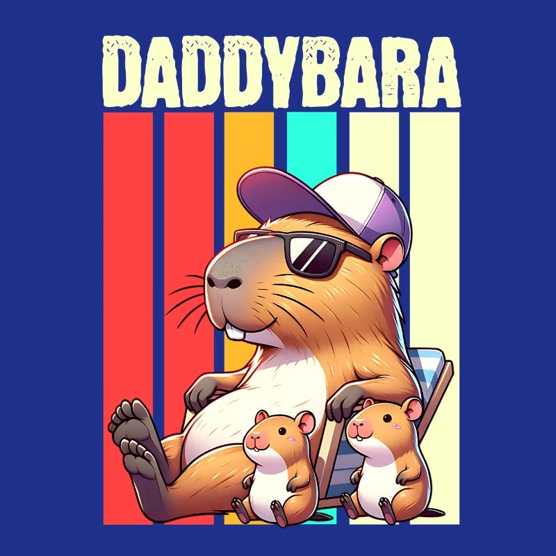Daddybara Capybara Père Papa
