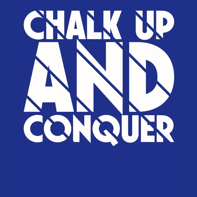 Boulderer Chalk Up et Conquer Bloc