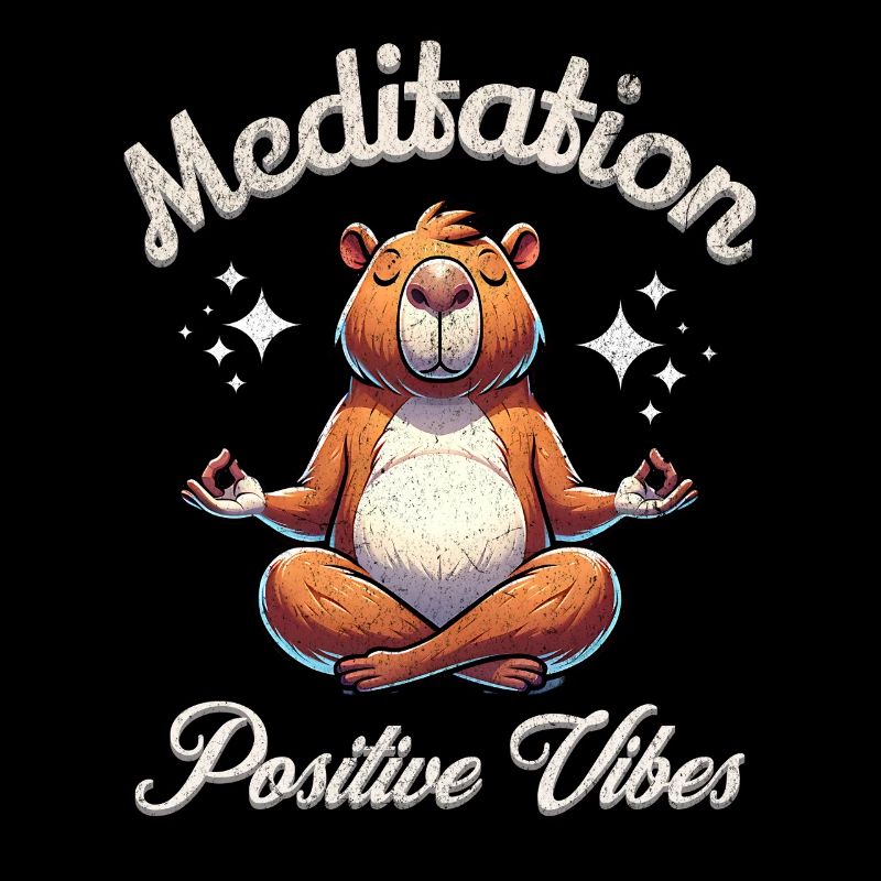 Capybara Méditation Yoga
