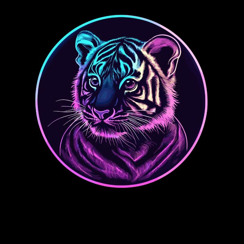 Neon Tigerblick
