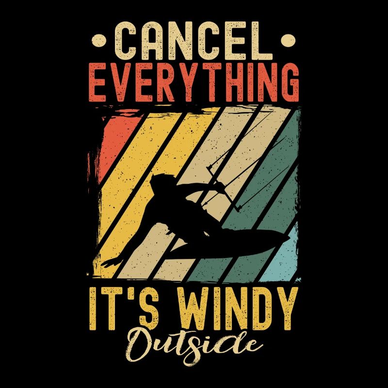 Kitesurfing Cancel everything, it's windy outside