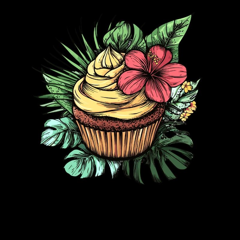 Tropischer Cupcake