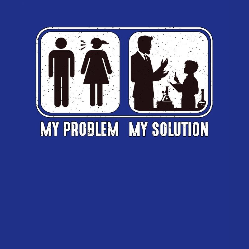 STEM Teacher My Problem My Solution Pictogram Dad