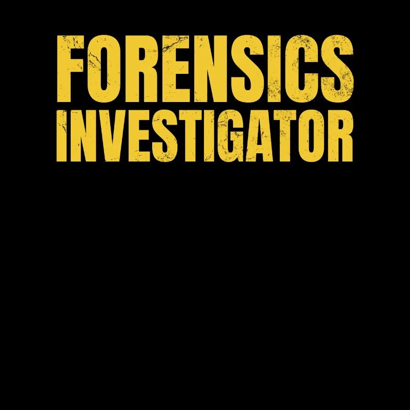Forensischer Ermittler Geschenk Forensik Wissenschaft