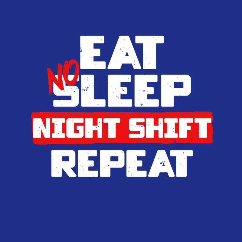 Docker Worker Eat No Sleep Night Shift Répéter
