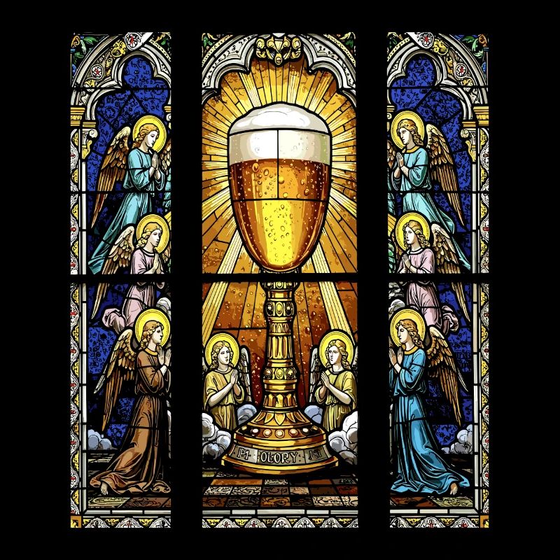 Kirchen Fenster Bier Männertag Himmelfahrt