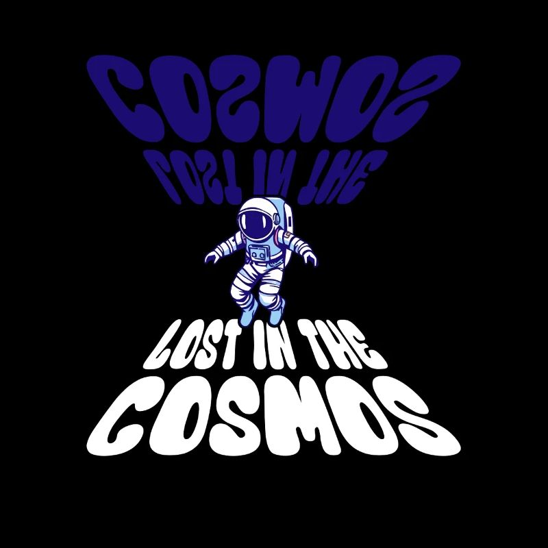 Perdu dans le cosmos - Astronaute - Espace