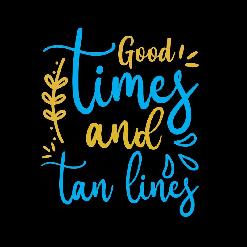 Lignes de bronzage Good Times