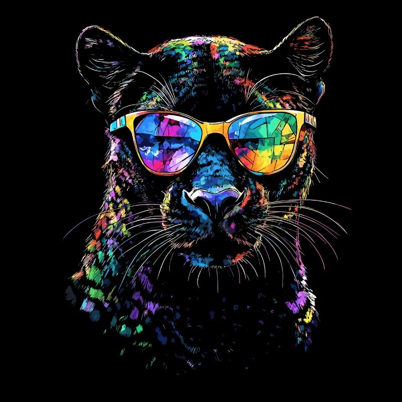 Panthère Léopard Grand Chat Mignon Gros Chat Panter