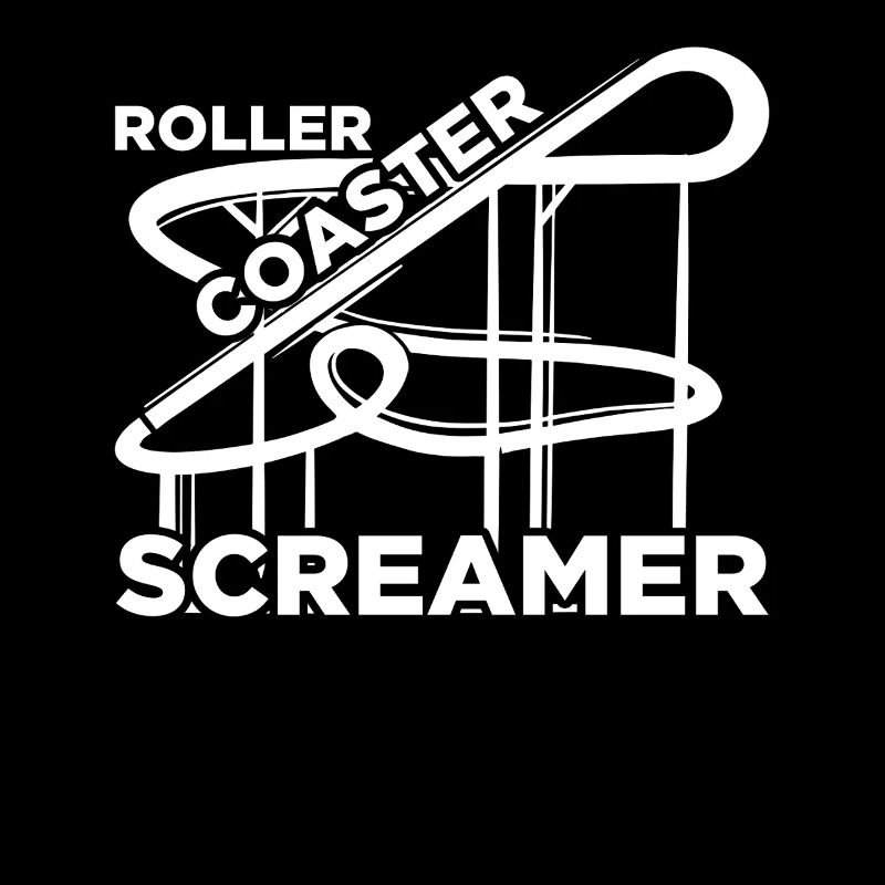 Freizeitpark Roller Coaster Screamer Achterbahn