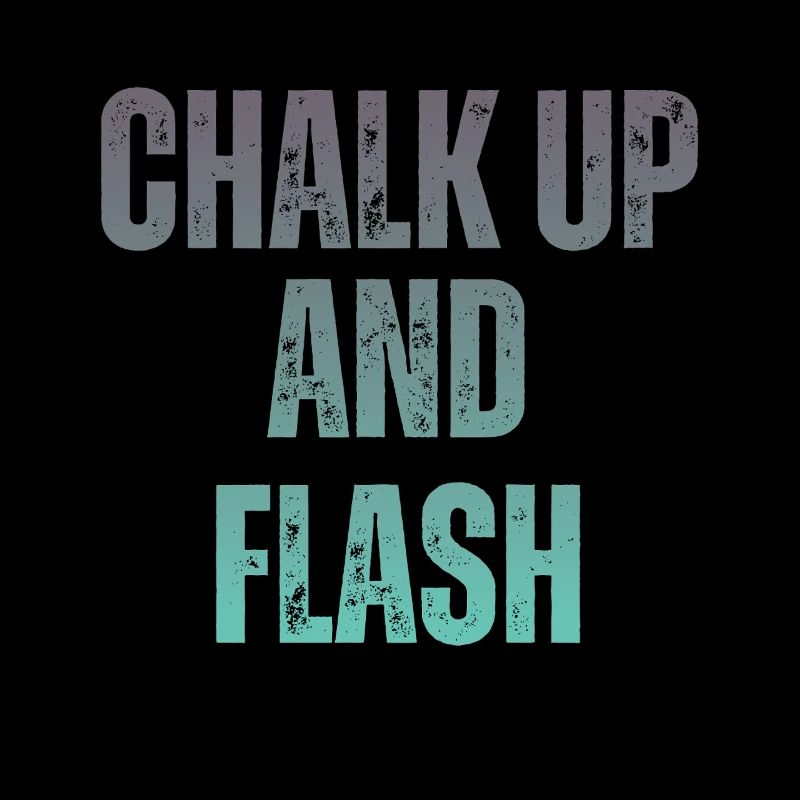 Boulderer Chalk Up Und Flash Bouldering