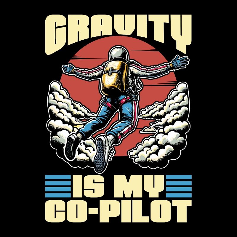Parachutisme Gravity est mon copilote adore le parachutisme