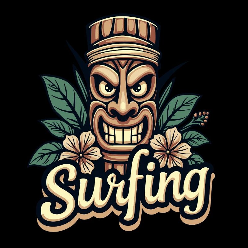 Tiki Surfing Vibes – Pure Hawaiian Feeling