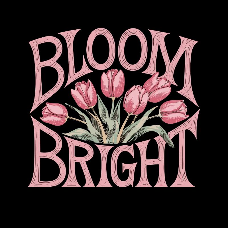 Bloom Bright Tulpenblüten Lebendig