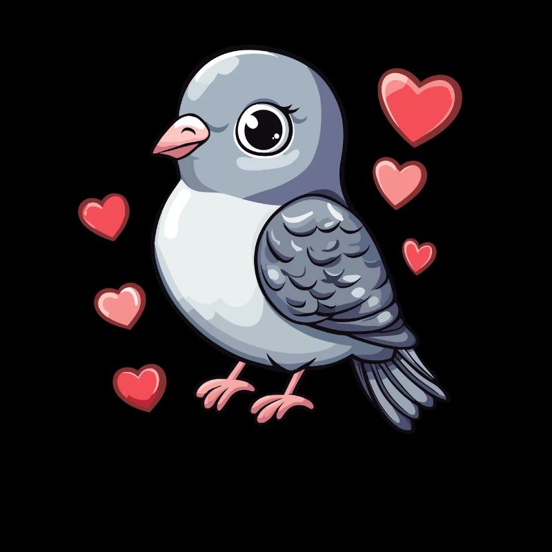 Taube voller Liebe
