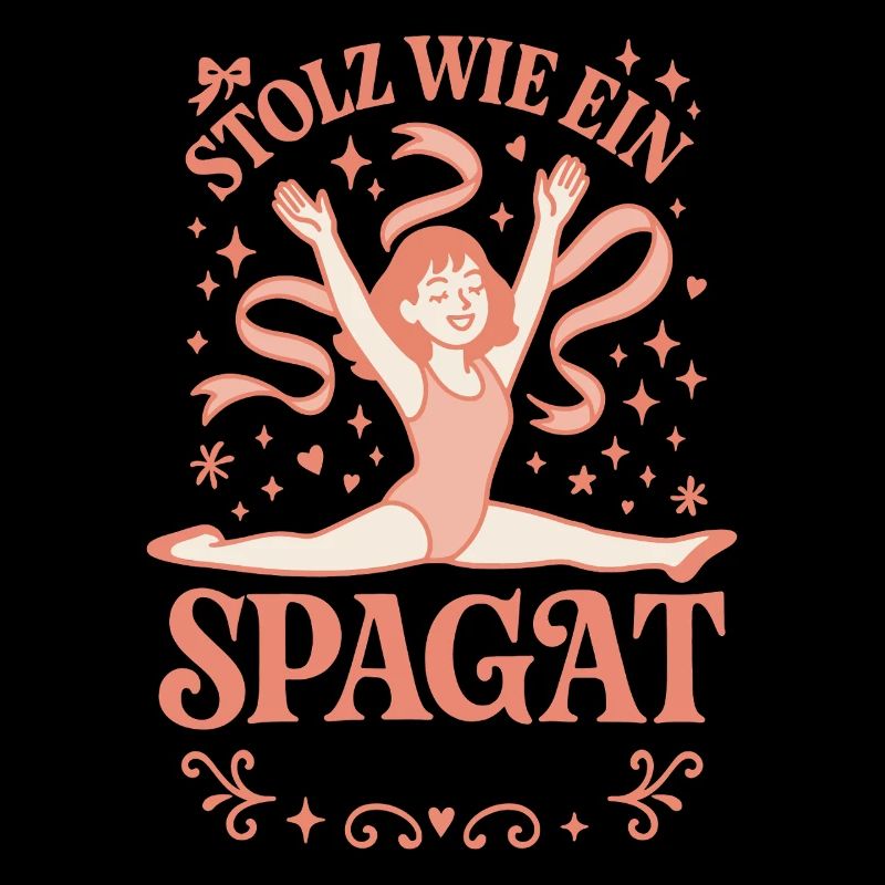 Fière d’être une danseuse de ballet Splits