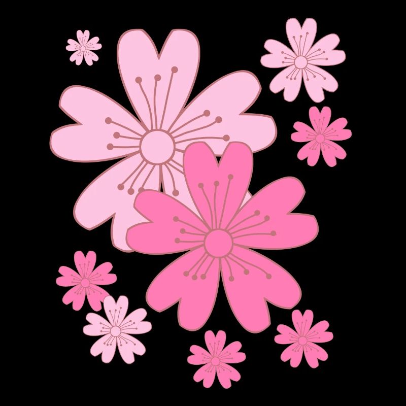 Chute des fleurs de cerisier Sakura