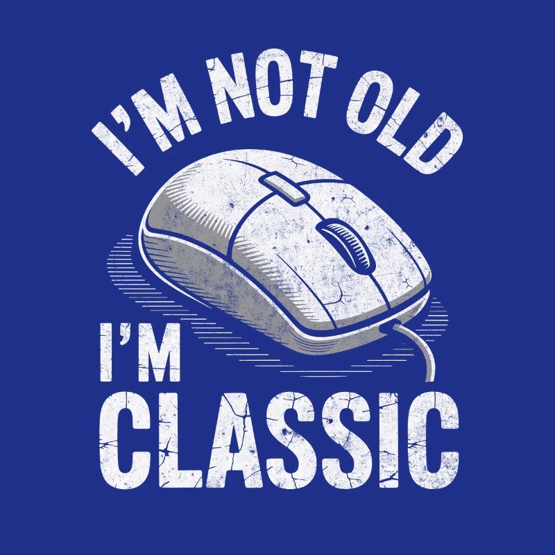 Funny In Classic Computer Mouse