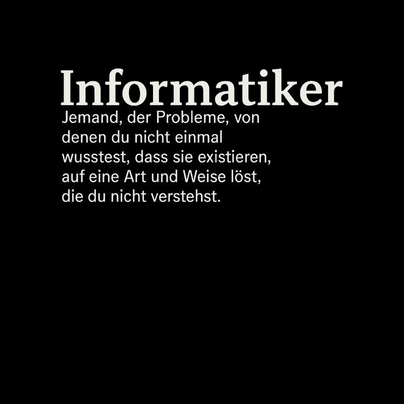 Informaticien définition drôle