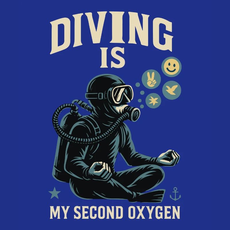 Diving is my second oxygen ocean diver