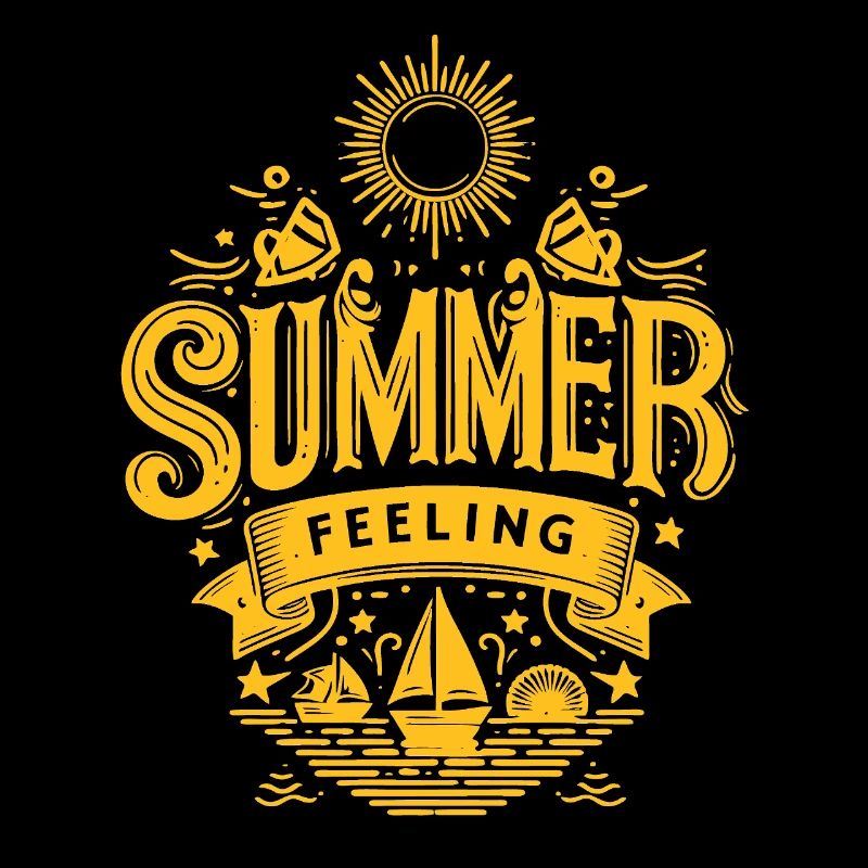 SUMMER Feeling yellow Graphic