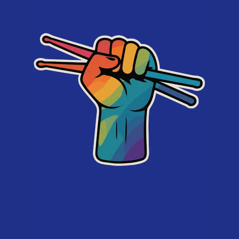 Drummer Power – Regenbogen Faust