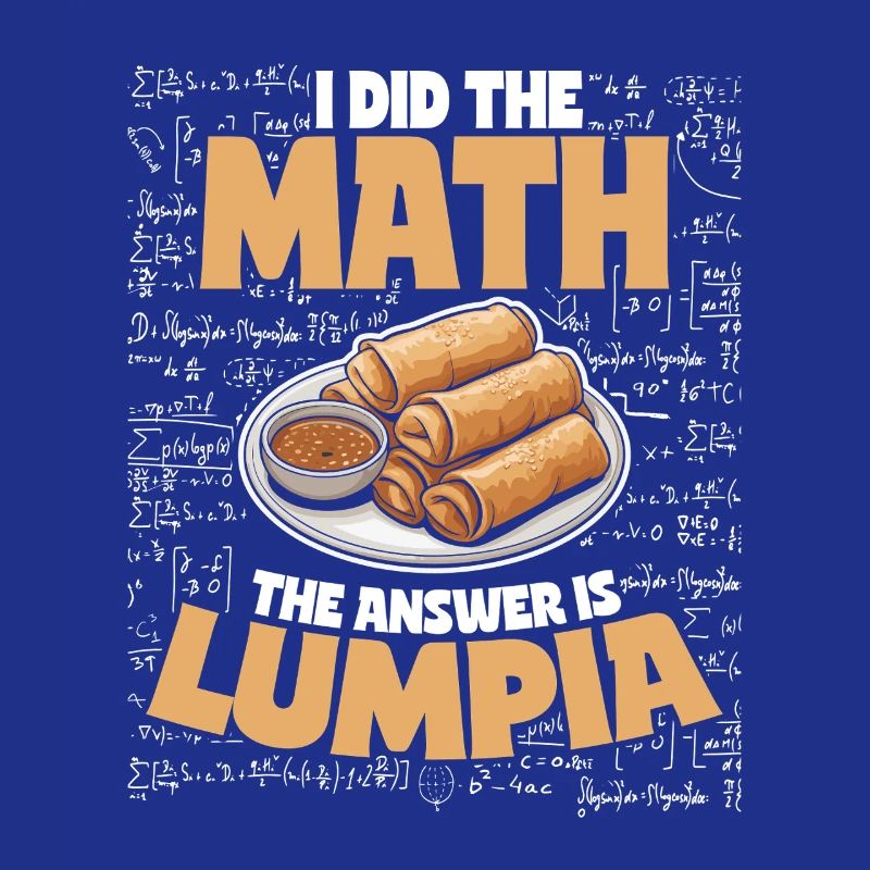 Rouleaux de printemps Lumpian Students Math