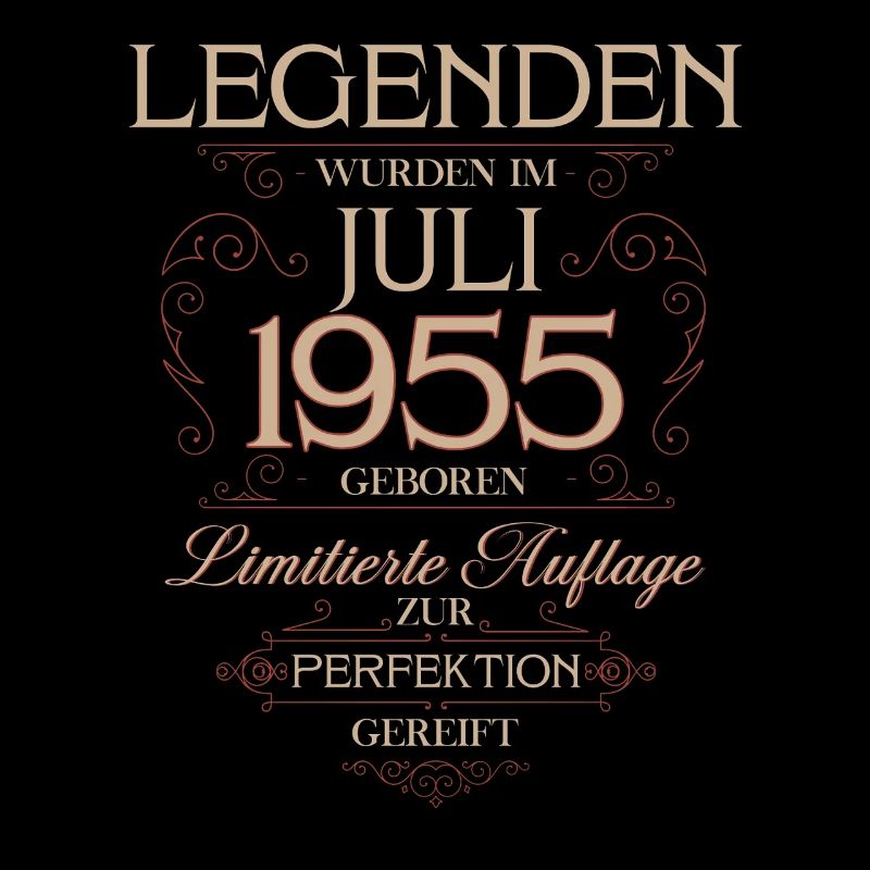 70th Birthday Legends July Vintage 1955
