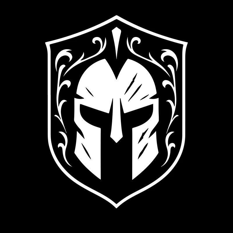 Spartaner Helm Wappen