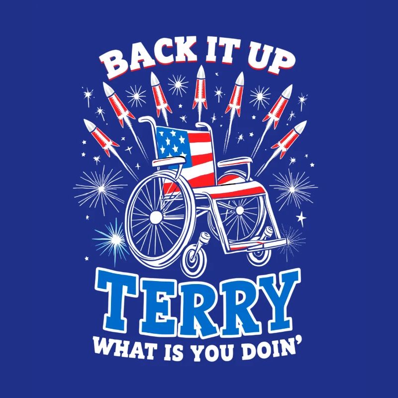 Fauteuil roulant de feux d’artifice Back It Up Terry