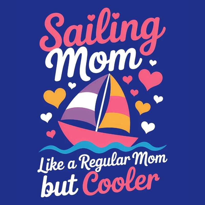 Sailing Saying Mom Mom Sailor Sailing Gift