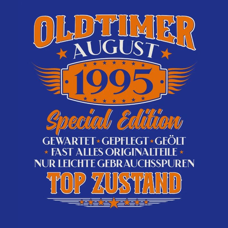30. Geburtstag Oldtimer Mann Original August 1995