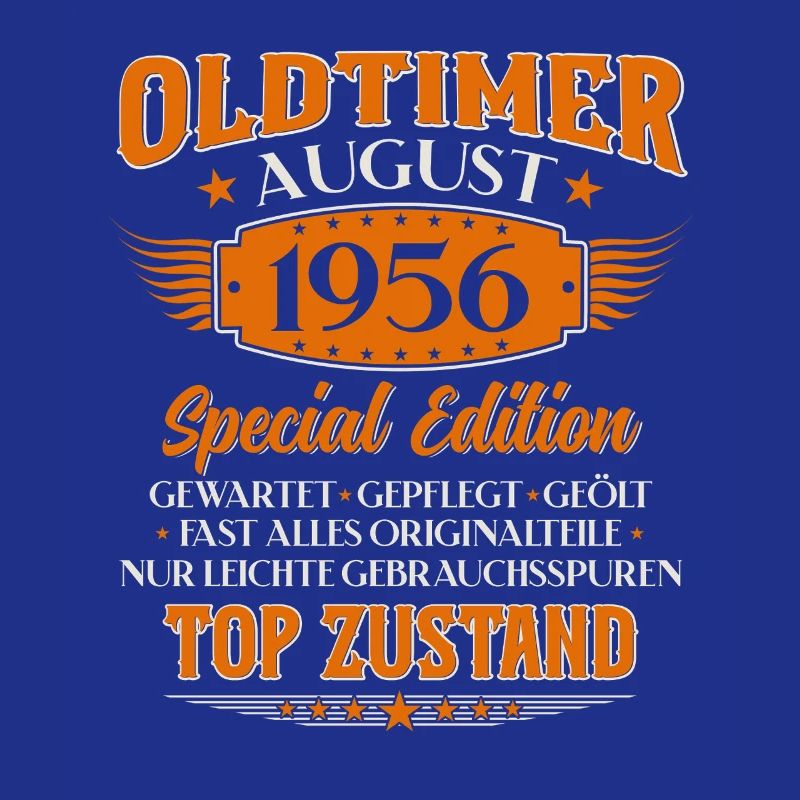 69e anniversaire Oldtimer August Né en 1956