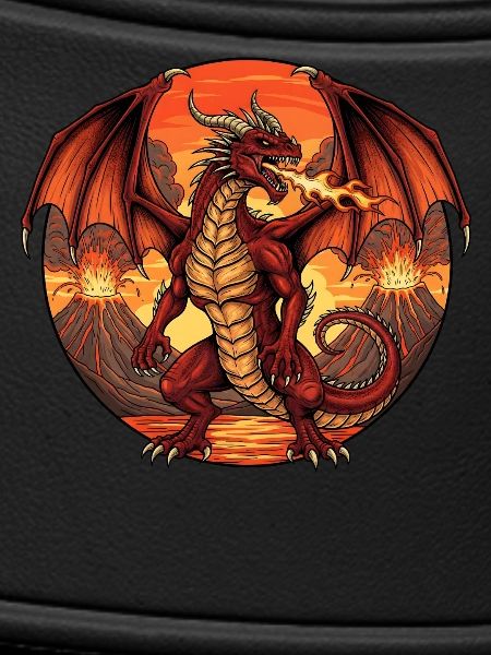 Roter Drache