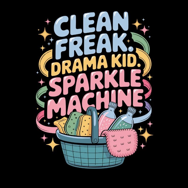 Clean Freak Drama Kid Sparkle Machine Perfekte