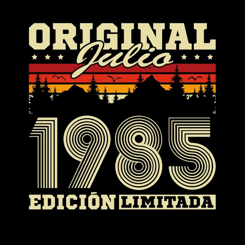 1985 Juli Vintage Retro Geburtstagsgeschenk