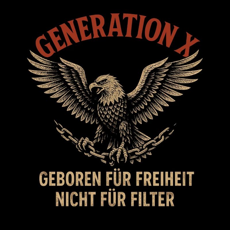 Generation X Freedom Eagle Motif