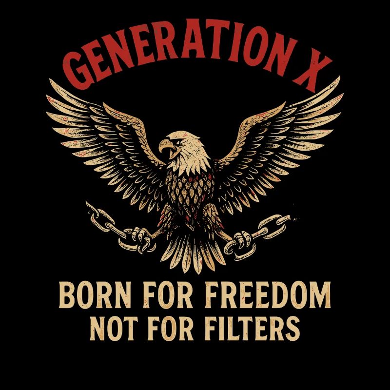 Generation X Freiheit Adler Statement