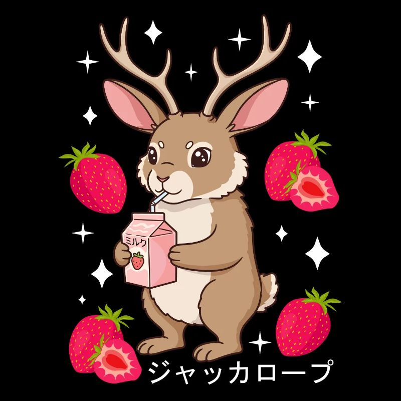 Milkshake Jackalope Fraise