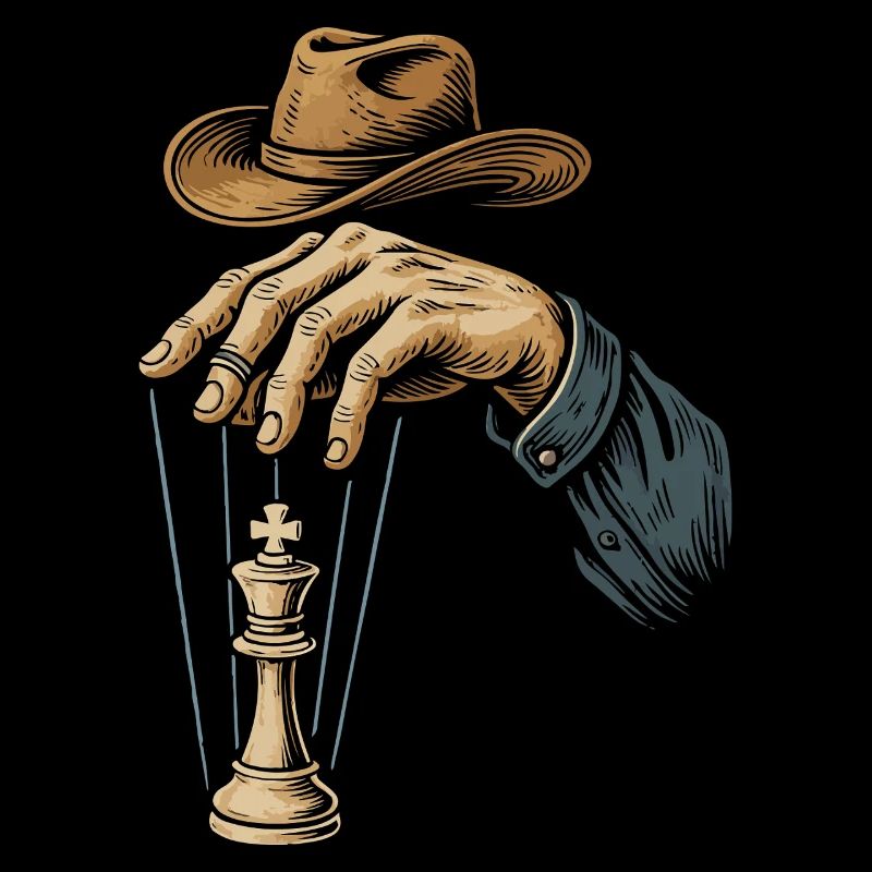 Joueur d’échecs Roi des échecs Marionnette