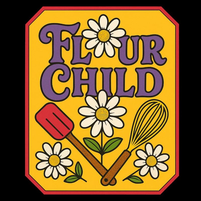 Mehl Kind Retro Backkunst