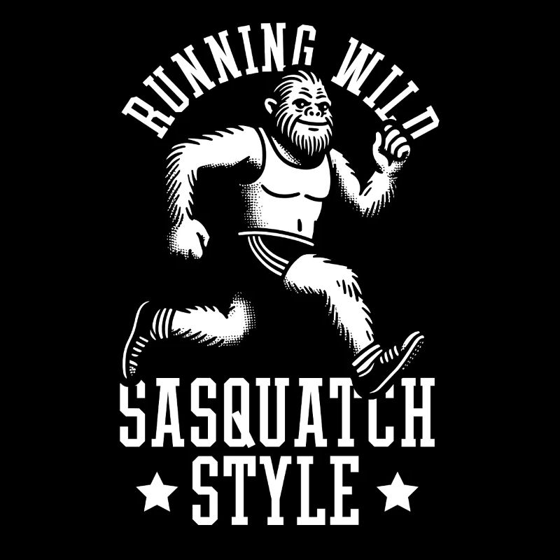 Running Wild - Sasquatch Style Bigfoot Running
