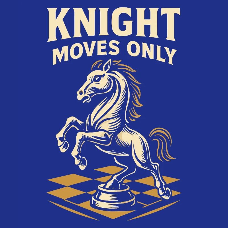 Chess Player Knight Moves Only Board Game