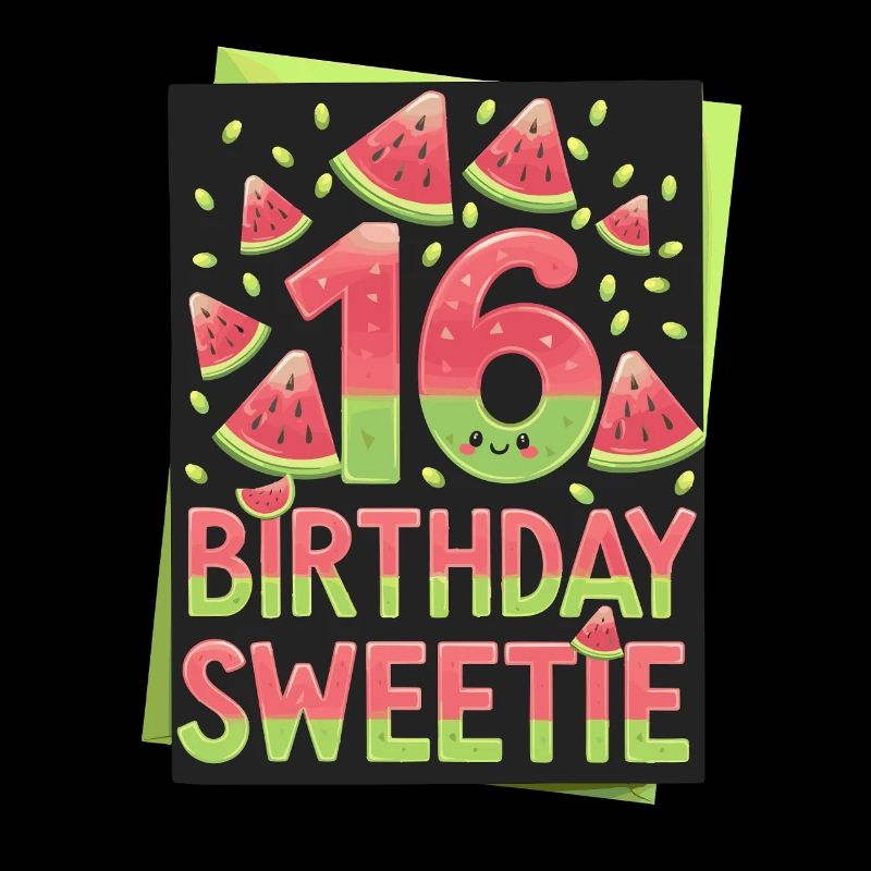 16th Birthday Watermelon Fun