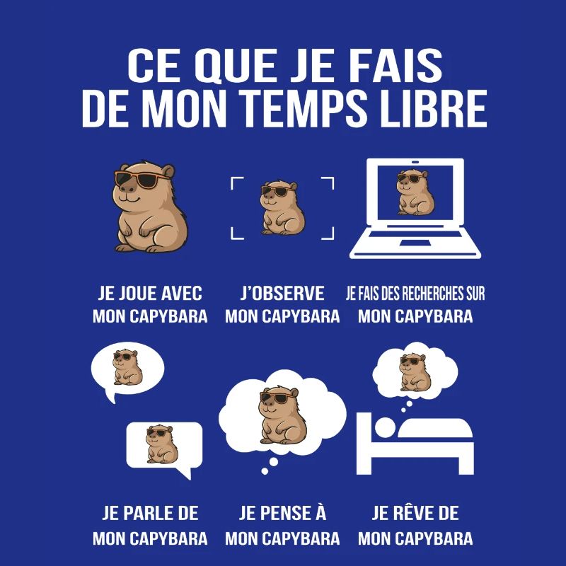 Ce que je fais de mon temps libre Capybara addic