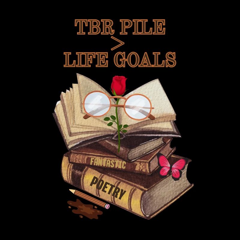 Bookworm Humor Shirt for TBR Stack Lovers - Funny.