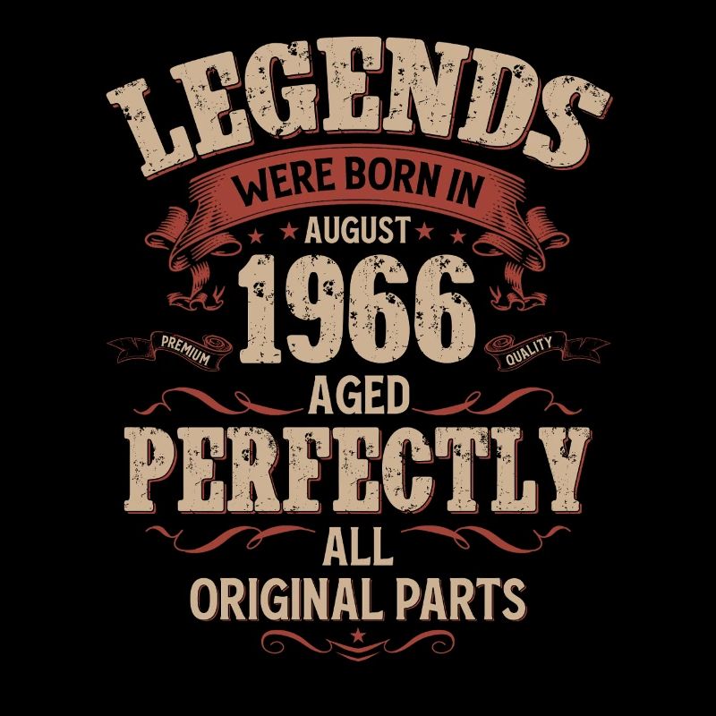 60e anniversaire Légende August Né en 1966