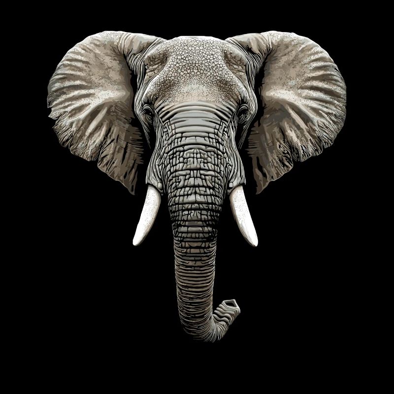 Trompe d’éléphant Afrique Safari Wilderness Éléphant
