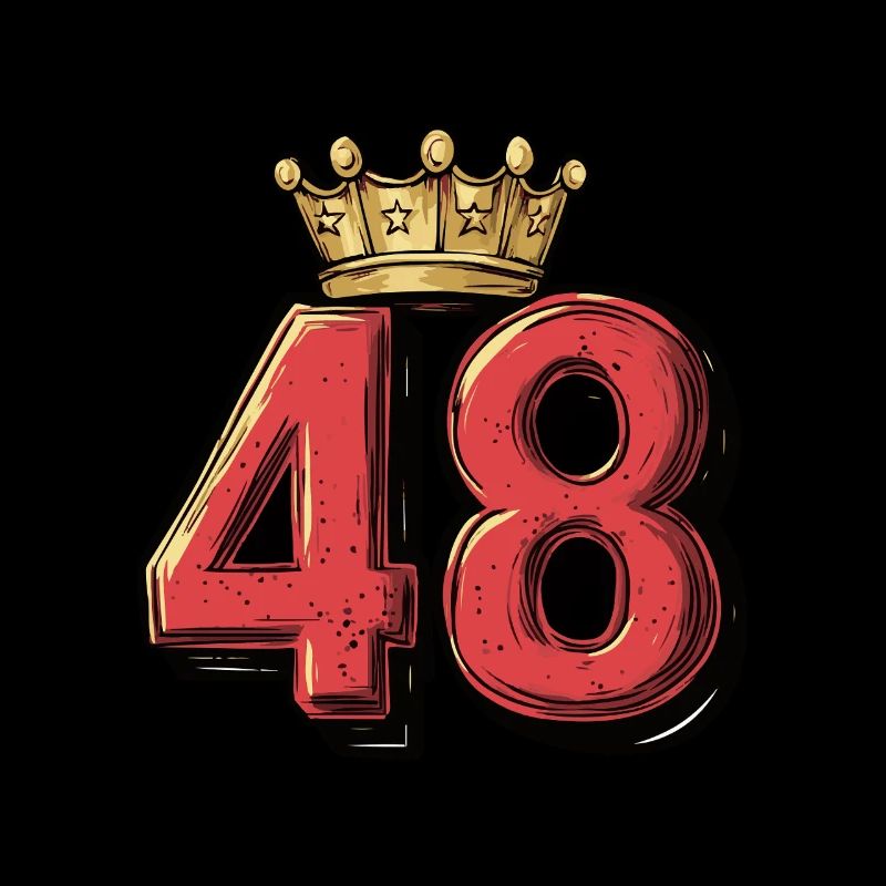 48 Zahl Krone